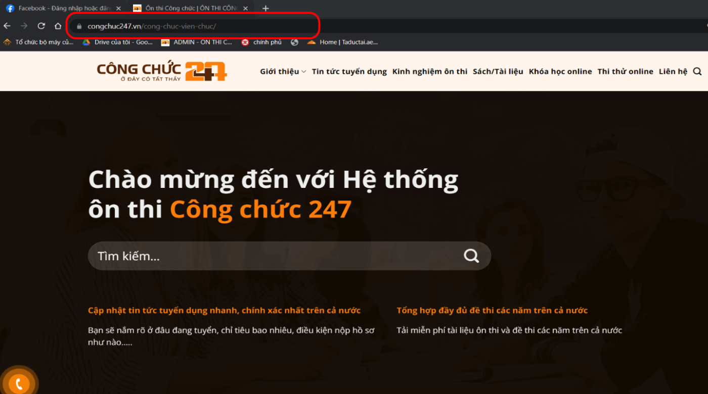 ÔN THI CÔNG CHỨC 247