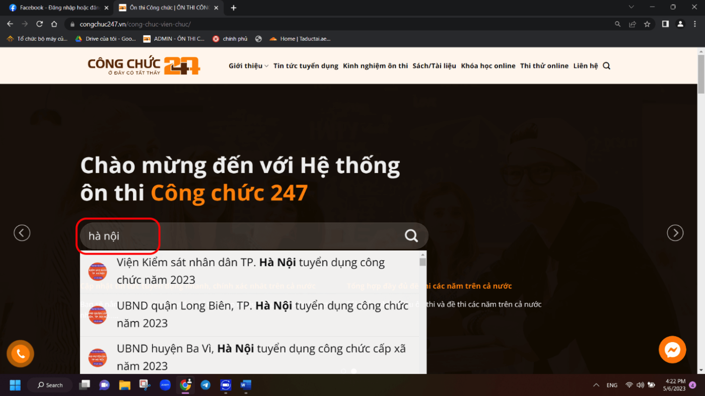 ÔN THI CÔNG CHỨC 247