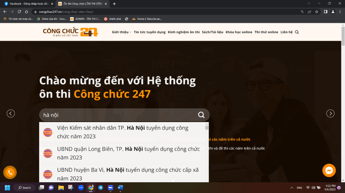ÔN THI CÔNG CHỨC 247