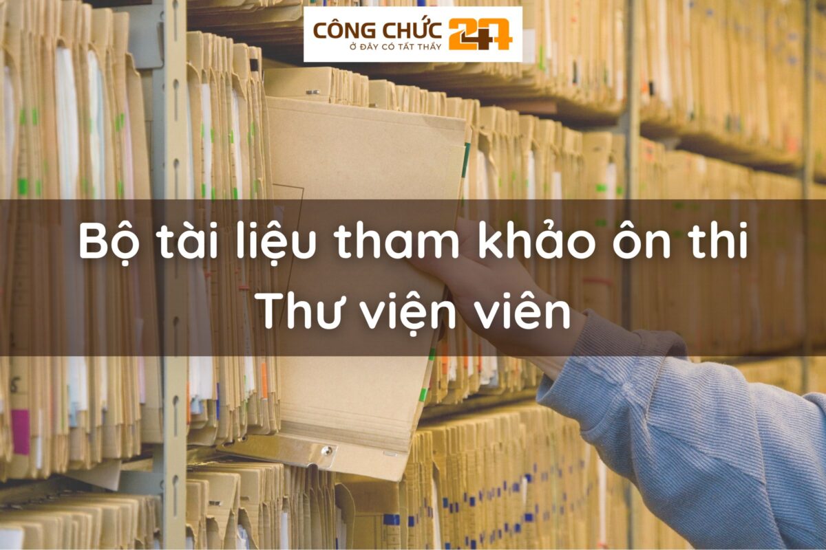 Bí quyết thi đỗ Thư viện viên
