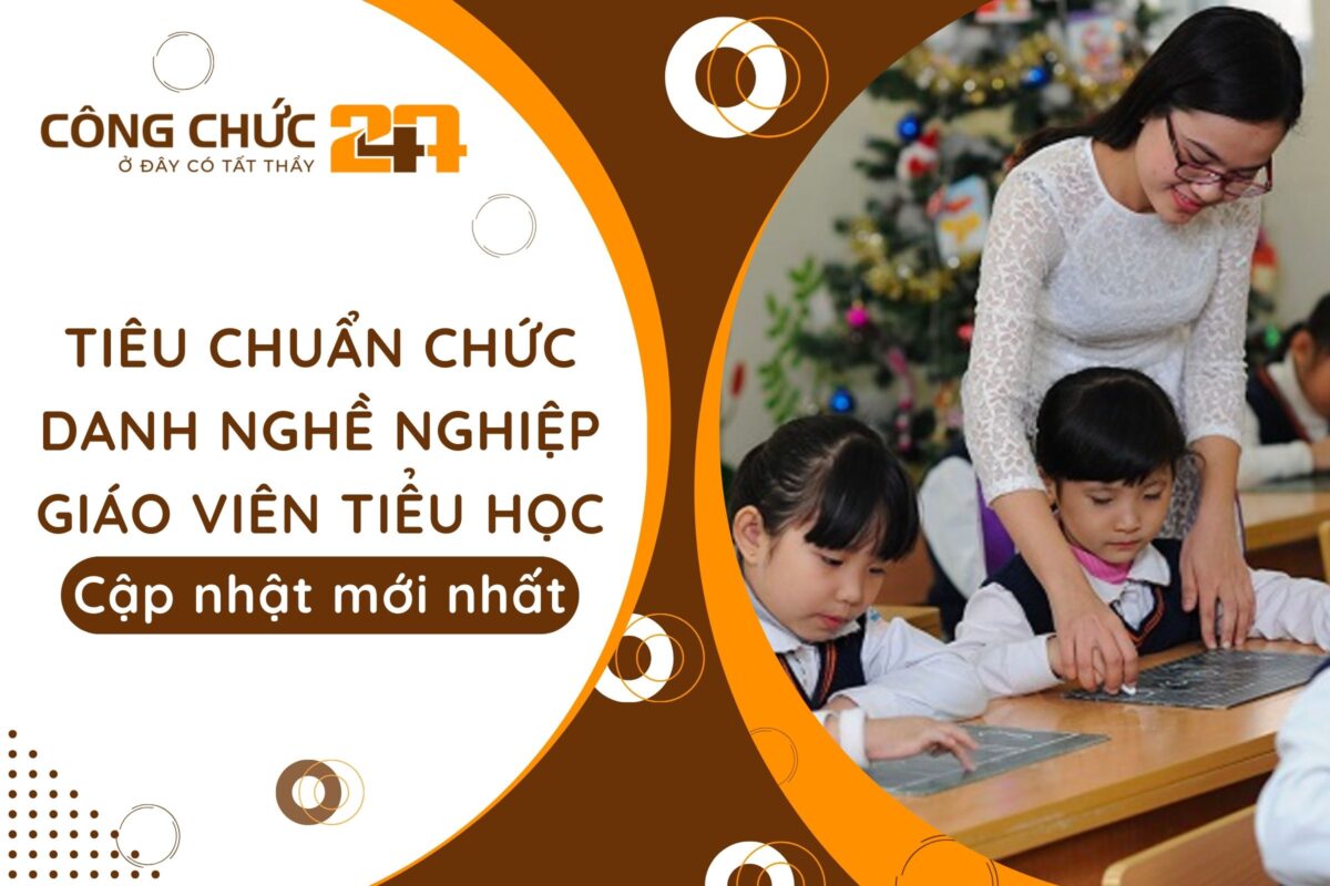 Tiêu chuẩn chức danh nghề nghiệp Giáo viên Tiểu học