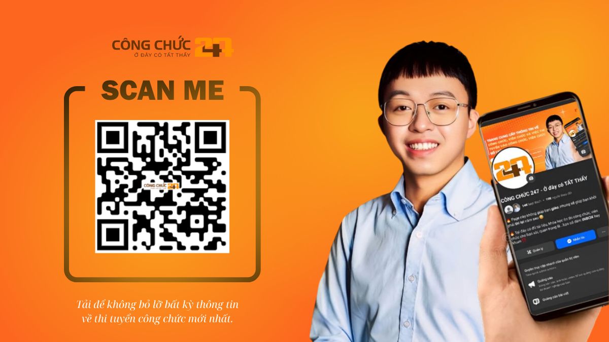 Quét QR - tải ứng dụng để không bỏ lỡ tin tuyển công chức mới nhất