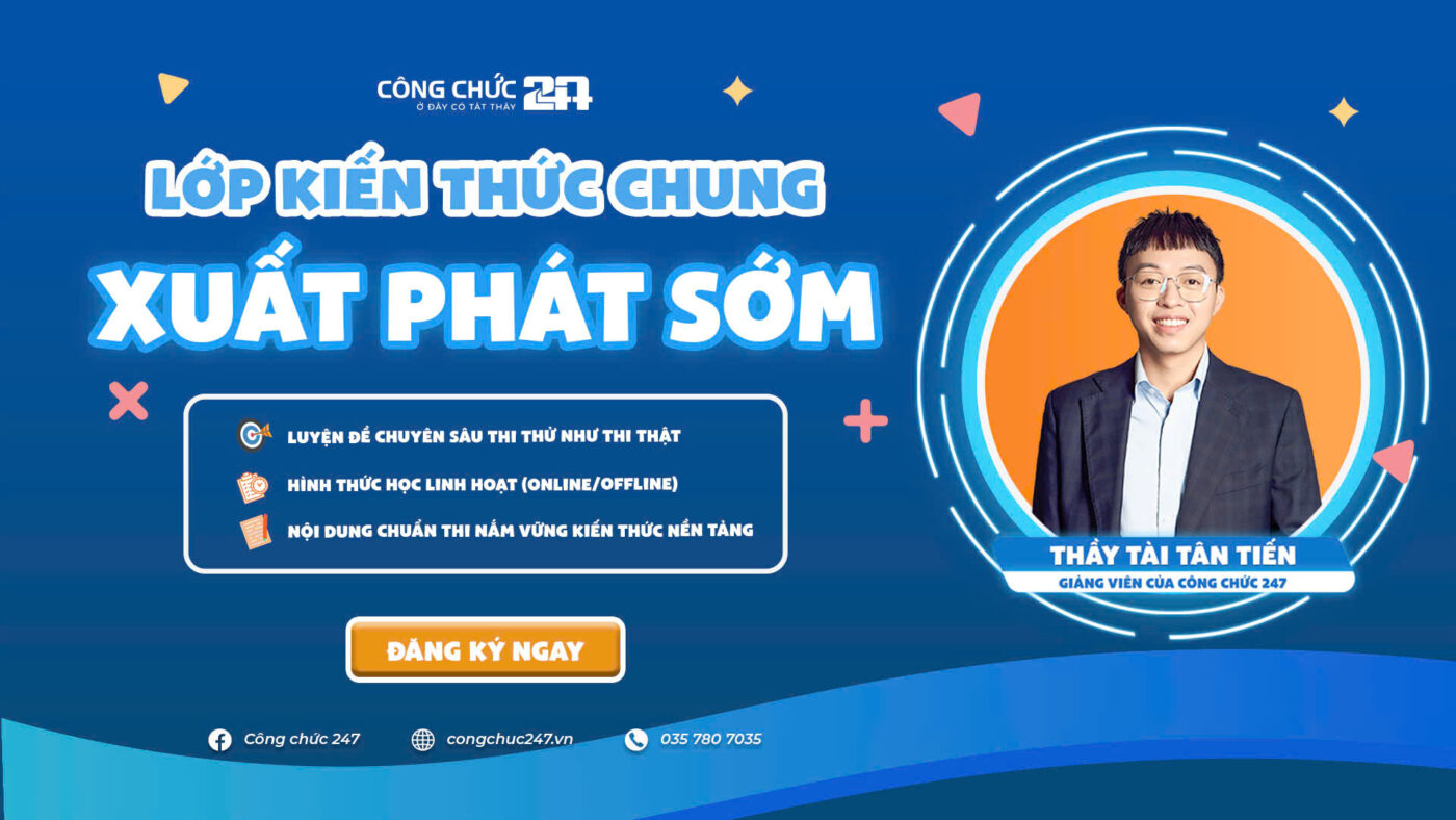 Khoá học xuất phát sớm của Công chức 247