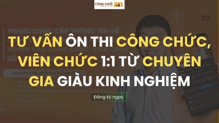 Tư vấn ôn thi Công chức, Viên chức 1:1