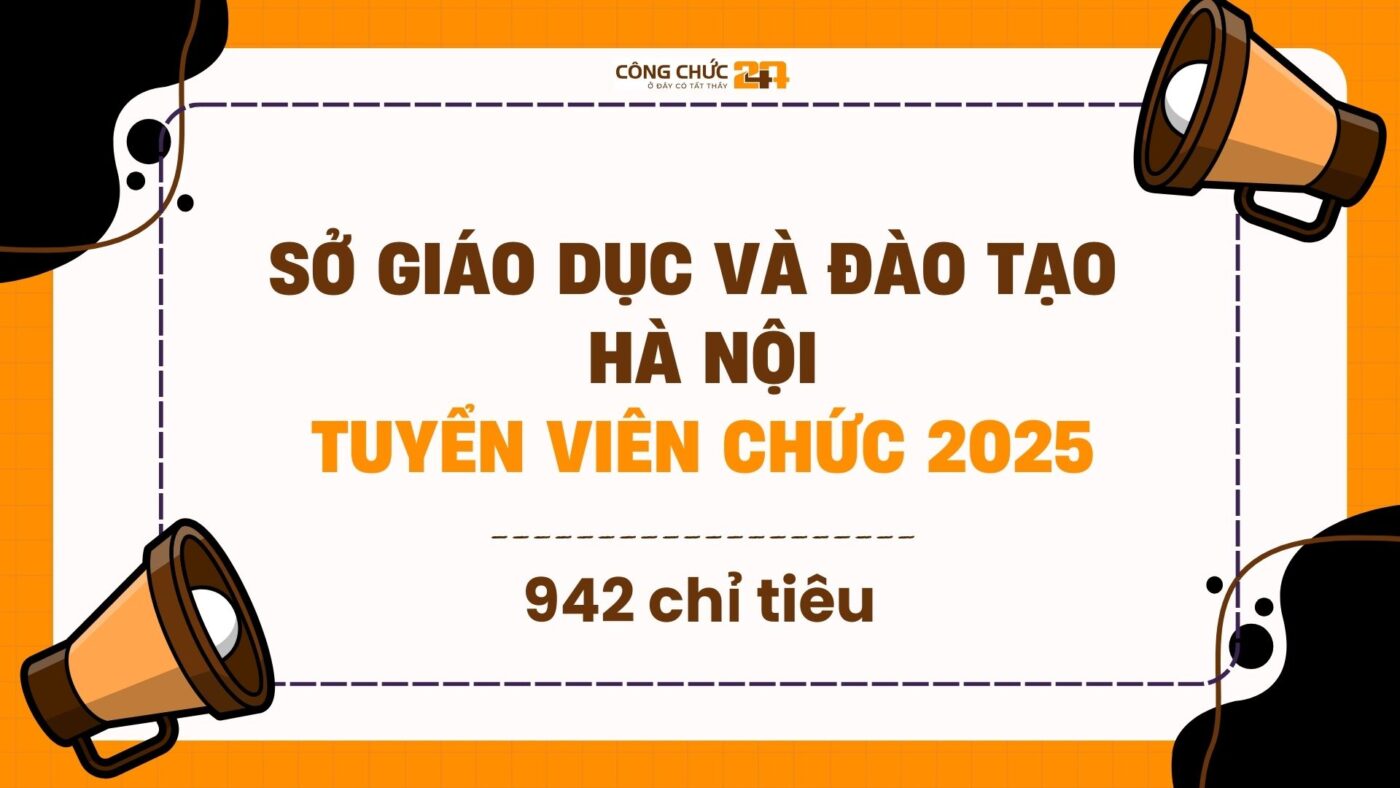 Sở Giáo dục và Đào tạo Hà Nội: Tuyển 942 viên chức