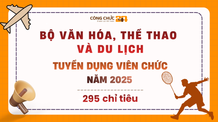 BỘ VH TT VÀ DL TUYỂN DỤNG VIÊN CHỨC