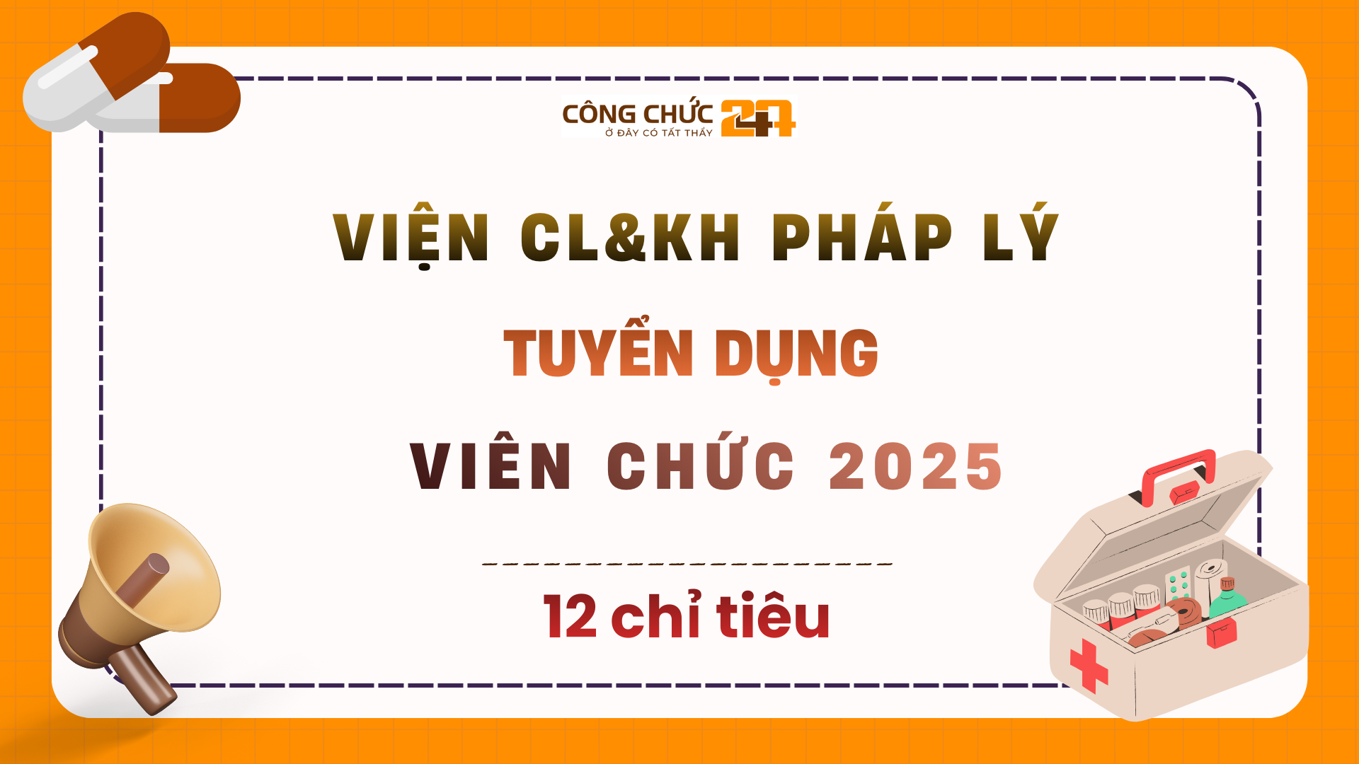 Viện Chiến lược và Khoa học pháp lý tuyển viên chức 2025