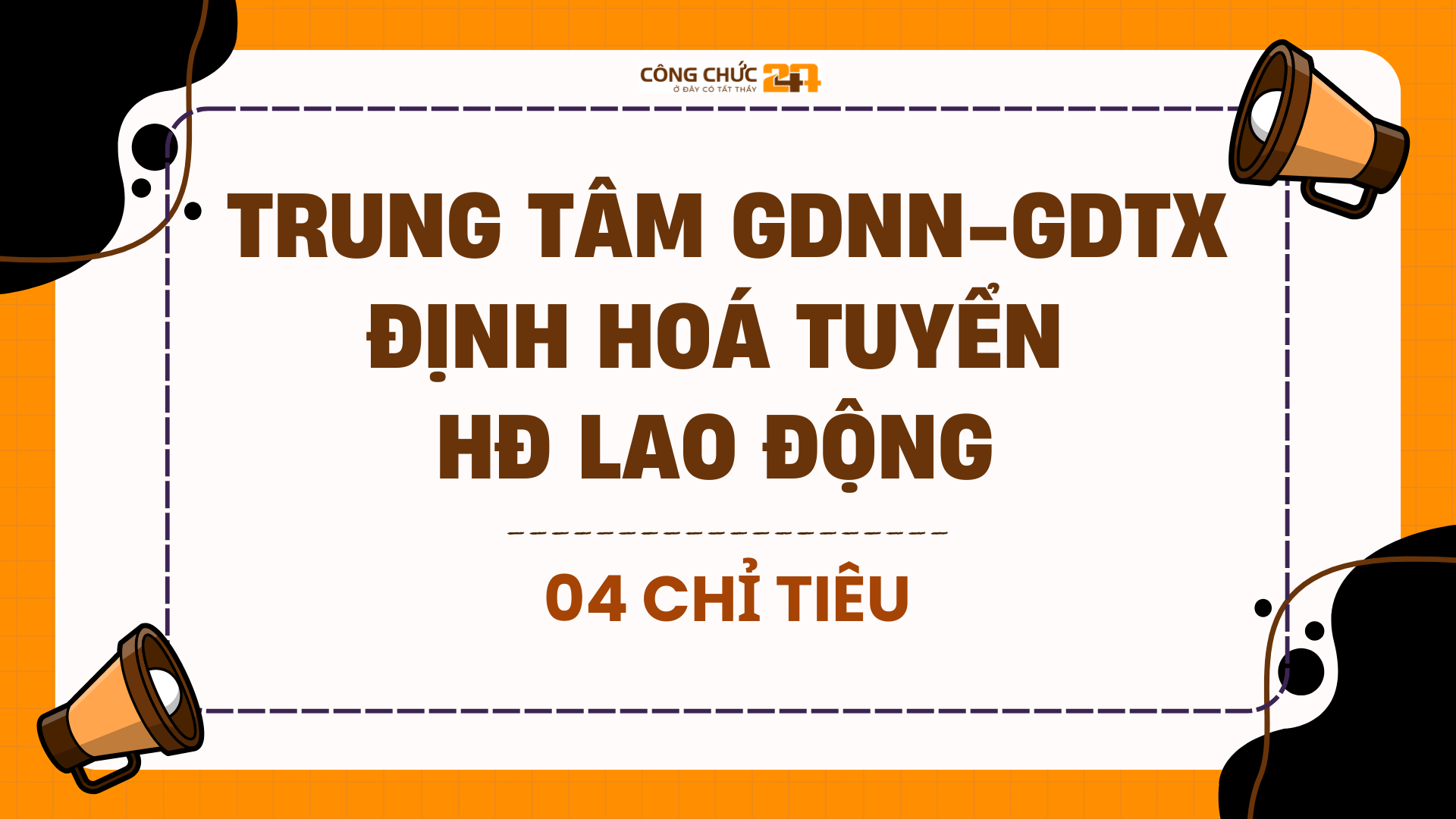 Trung tâm GDNN-GDTX Định Hoá tuyển dụng hợp đồng lao động năm học 2025 - 2026