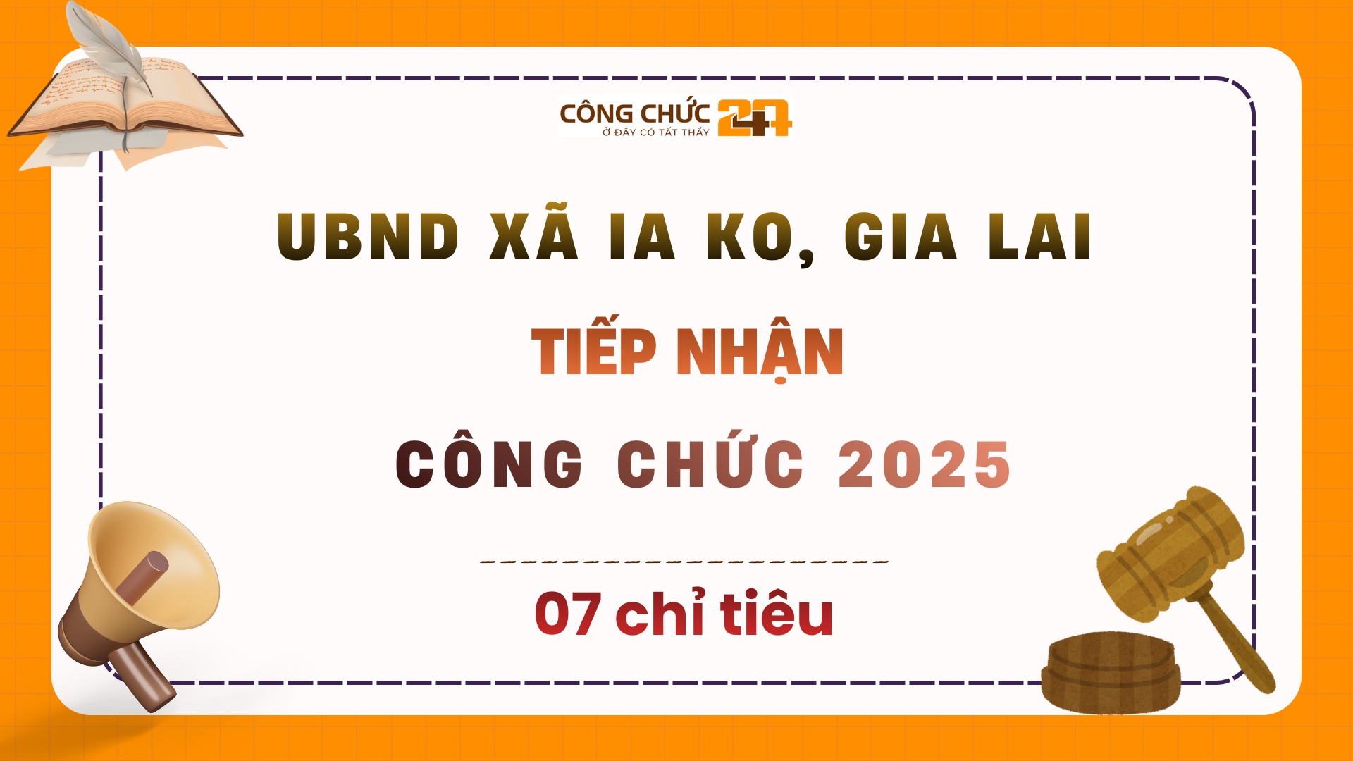 UBND xã Ia Ko, Gia Lai tiếp nhận công chức năm 2025