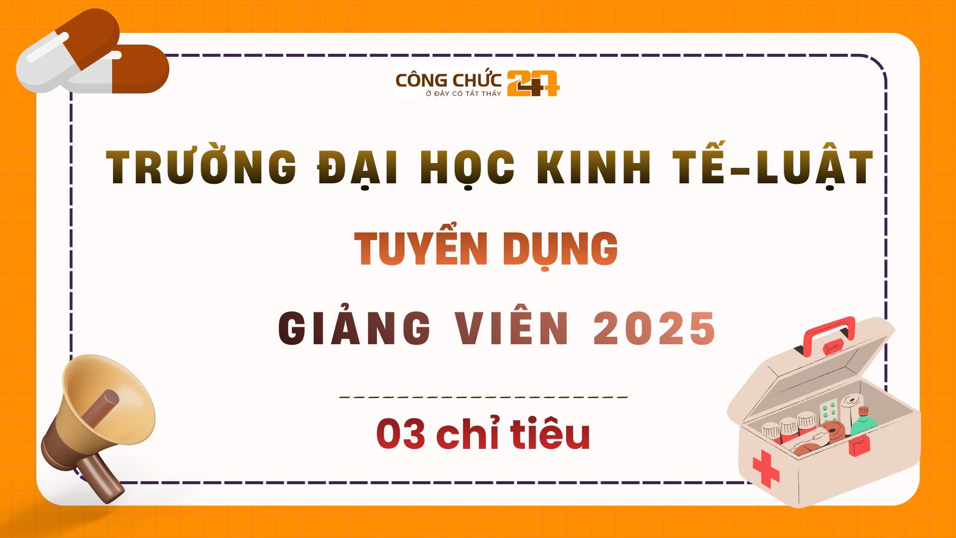 [TP.HCM] Trường Đại học Kinh tế - Luật (UEL) tuyển giảng viên Quản lý công 2025