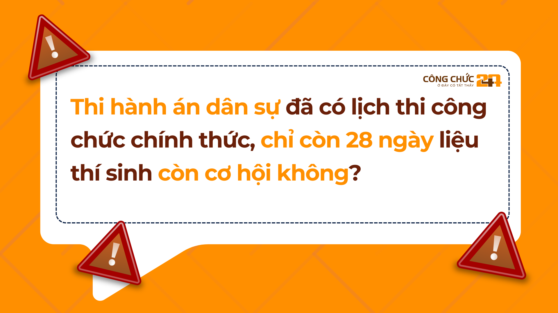 Thi hành án dân sự đã có lịch thi công chức chính thức, chỉ còn 28 ngày liệu thí sinh còn cơ hội không