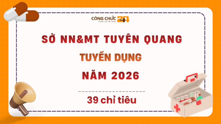 Tuyên Quang – Sở NN&MT tiếp nhận công chức đợt 6 tháng đầu năm 2026