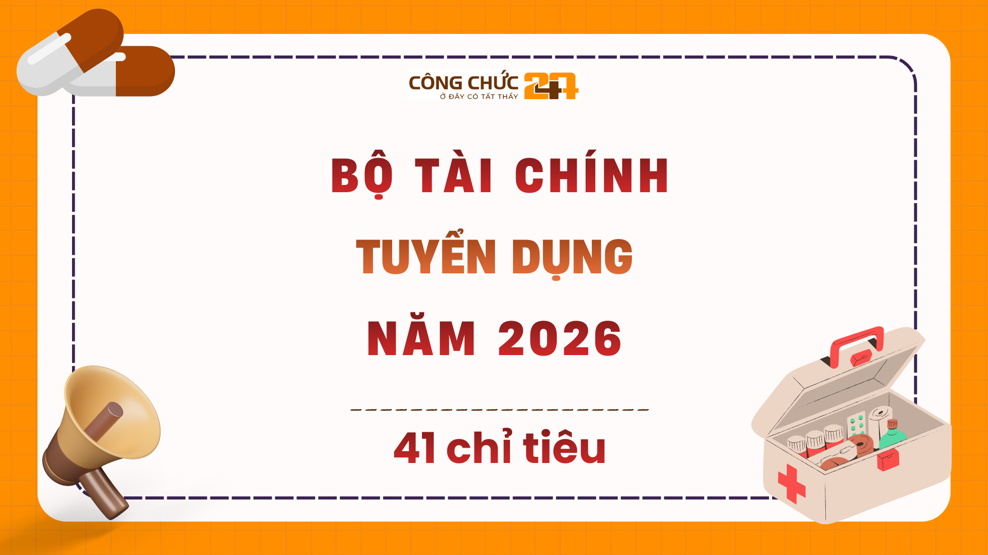 Thông tin tuyển dụng công chức vào làm trong Bộ Tài chính năm 2026