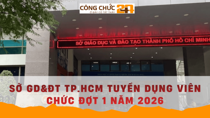 Sở GD&ĐT TP.HCM tuyển dụng bổ sung viên chức đợt 1 năm học 2025–2026