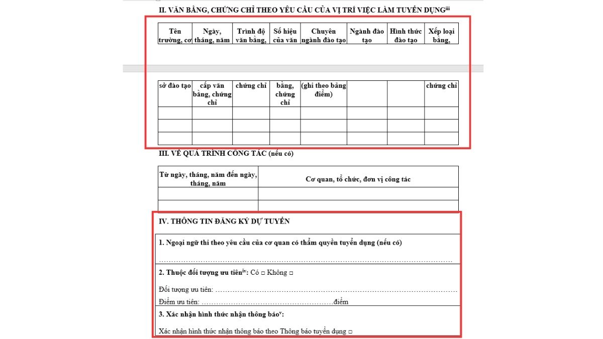 Lưu ý về quy định về văn bằng và đối tượng ưu tiên