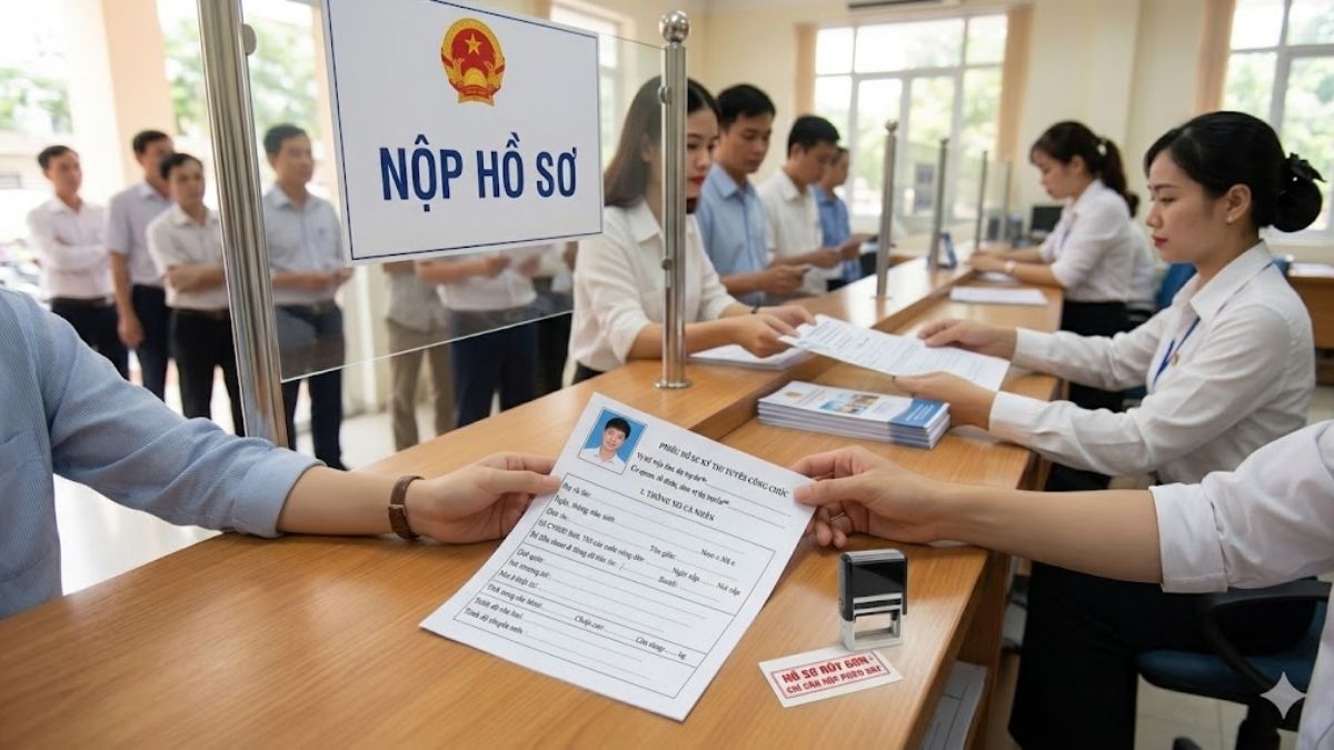 Sai lầm nộp thừa tài liệu trong hồ sơ thi công chức