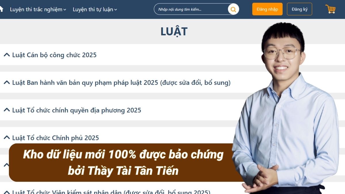 Kho dữ liệu mới 100% được bảo chứng bởi thầy Tài Tân Tiến 