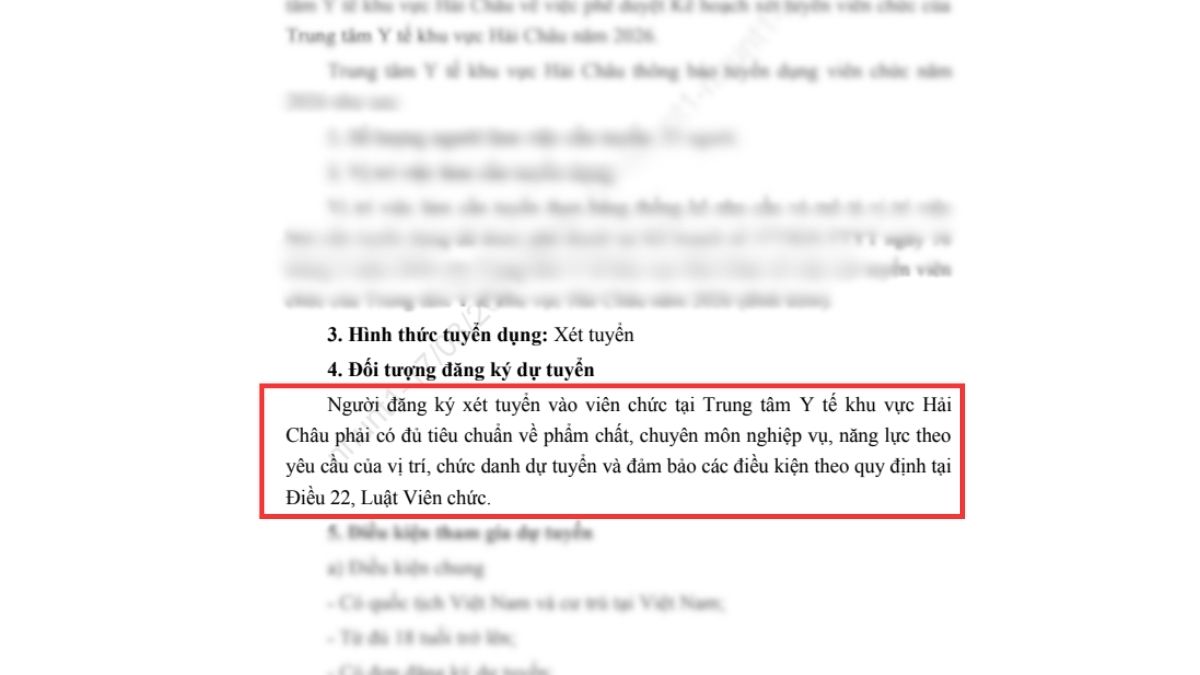 Hình thức, đối tượng đăng ký và lệ phí xét tuyển theo thông báo chính thức